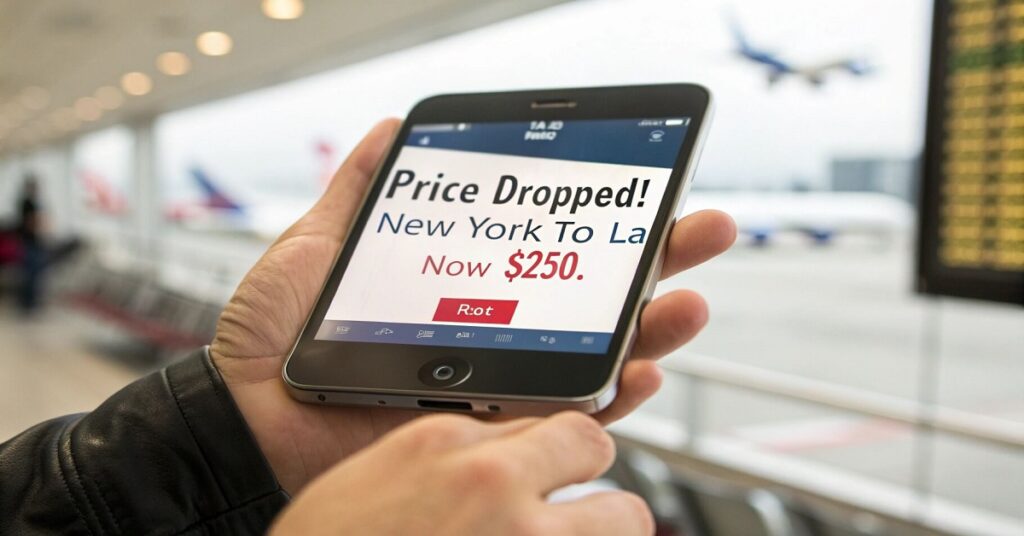 cheap flights," "flight prices," "travel strategies," "incognito mode" (used in a contrasting way