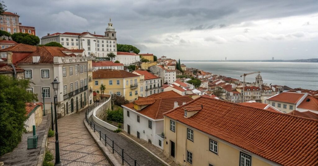 View of Lisbon, Portugal, a popular digital nomad destination.