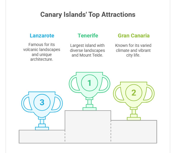 Choosing your perfect Canary Islands holiday? Compare Tenerife, Lanzarote & Gran Canaria for volcanic landscapes, beaches & vibrant island life.